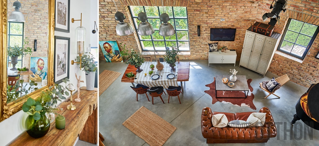 Egyszerre vintage és indusztriális: fantasztikusan izgalmas ez a veszprémi loft