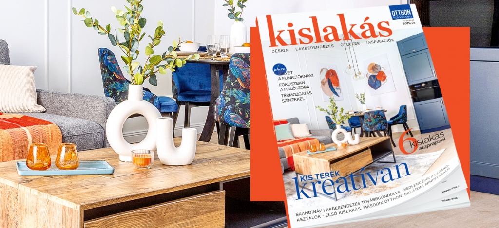 Nagy ötletek kis helyekre: megérkezett a Kislakás első 2025-ös lapszáma!