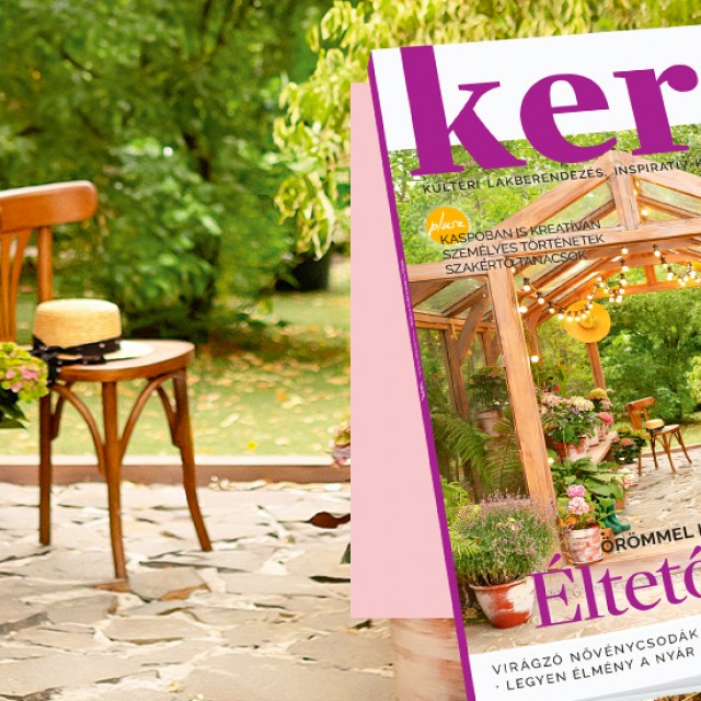 Megjelent az OTTHON különszáma, a KERT: éljen a kültéri lakberendezés, kertészkedés!