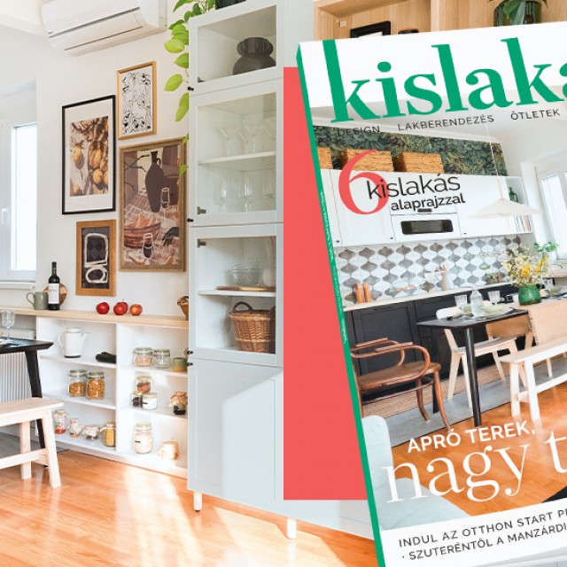 Apró terek, nagy tervek! Megjelent az OTTHON magazin nyári KISLAKÁS különszáma!