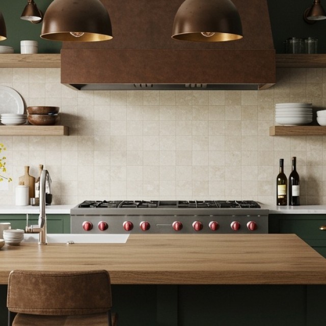 Érdemes sötét színnel kifesteni az aprócska konyhát? A válasz egyértelműen igen!