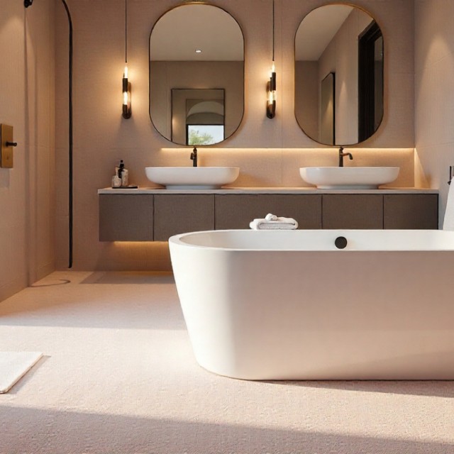 Padlószőnyeg a fürdőszobába? Megosztó lakberendezési trend tért vissza 2025-ben!