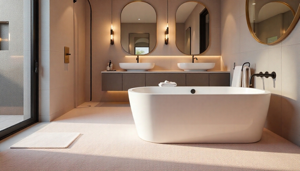 Padlószőnyeg a fürdőszobába? Megosztó lakberendezési trend tért vissza 2025-ben! Padlószőnyeg a fürdőszobába? Megosztó lakberendezési trend tért vissza 2025-ben!