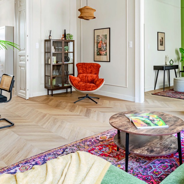 Eklektikus otthon 108 m²-en: ilyen a modern formák és keleties részletek harmóniája
